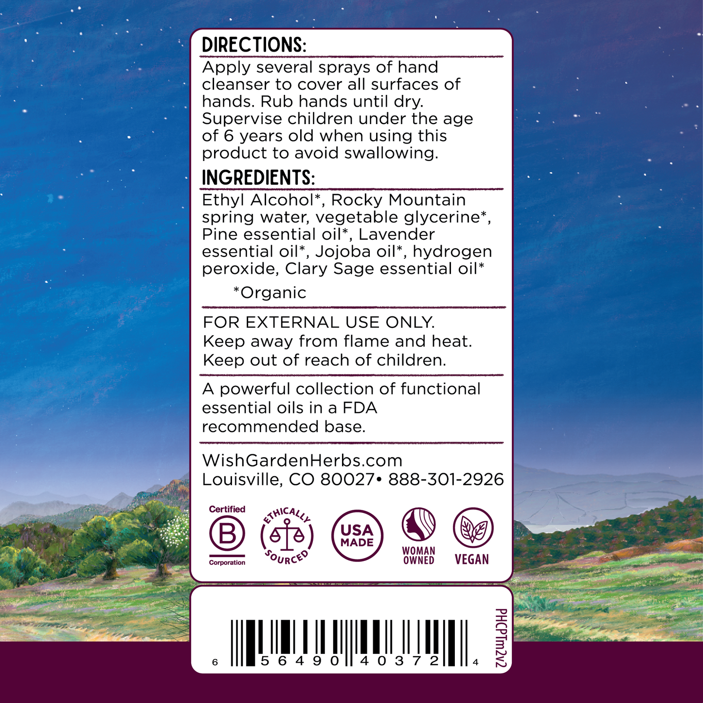Peaceful Protector, Hand Purifier
